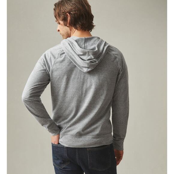 American Giant Men's Lightweight Full Zip charcoal Small - Picture 2 of 6